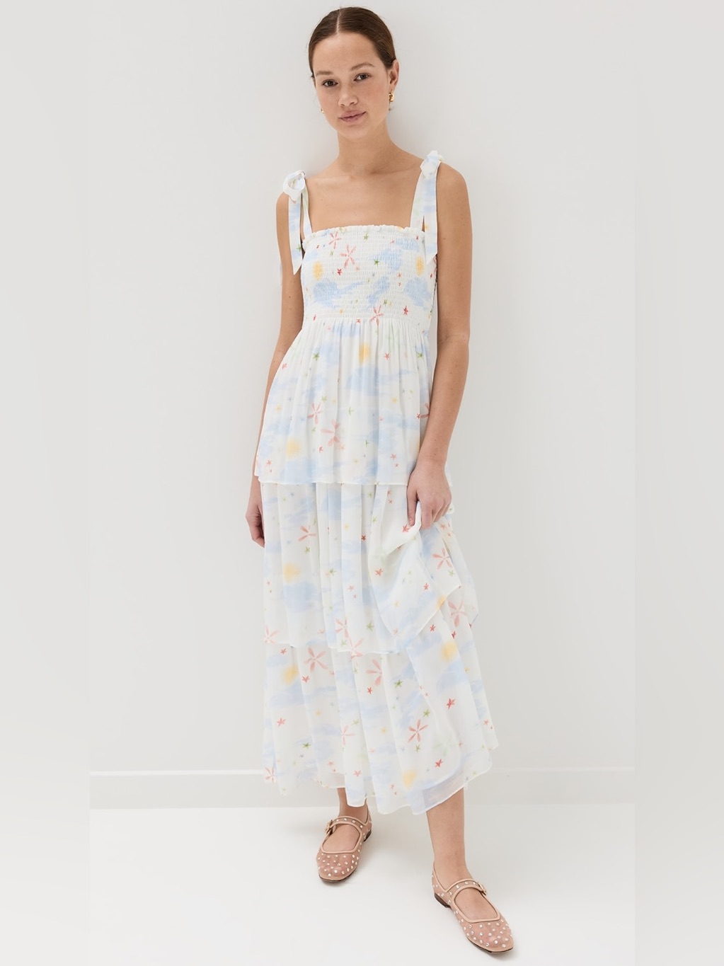 New Hill House Ribbon Ellie Maxi Dress - Size Xsmall